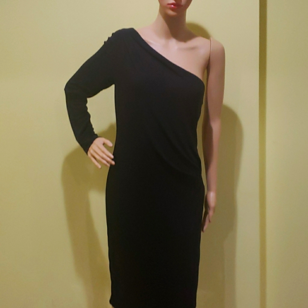 Talbot size Small black one sleeved dress
